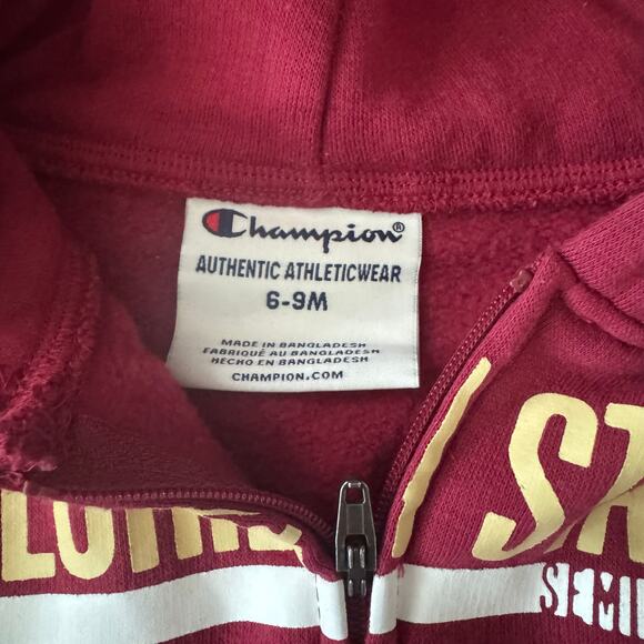 Champion FSU Florida State Zip Up Hoodie - Picture 5 of 5